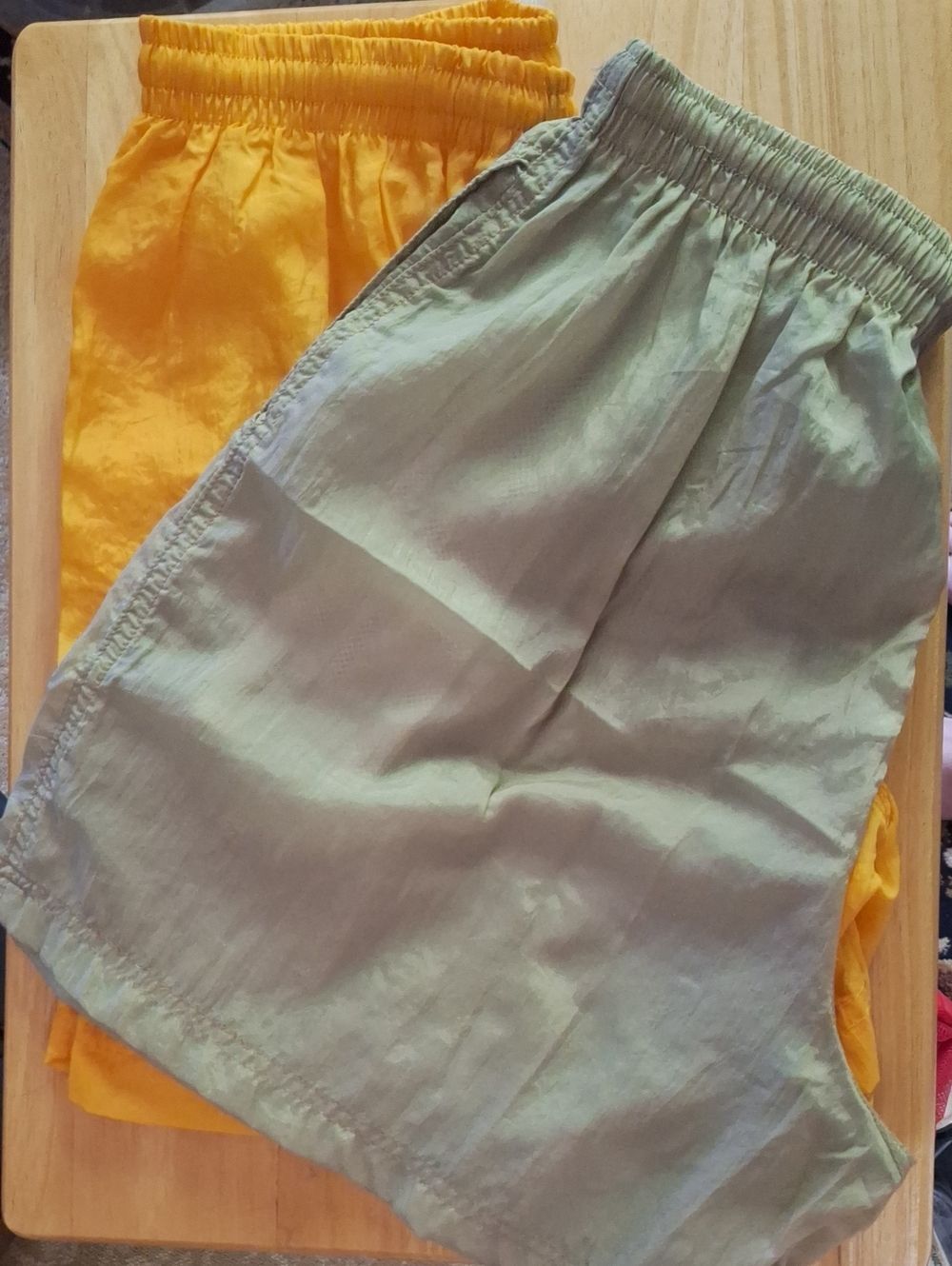 Ingear Casual Drawstring Shorts in Light Gray and Orange- 2 Shorts